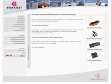 Tablet Screenshot of burkhardt-kunststoff.de